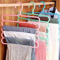 5 in 1 Multipurpose Plastic Hanger, Assorted (5-Layer) - dailyneed.life