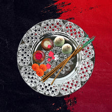 Beautiful 8-Inch Plastic Pooja Thali Set – Perfect for Daily Use & Special Occasions (Plastic) - dailyneed.life