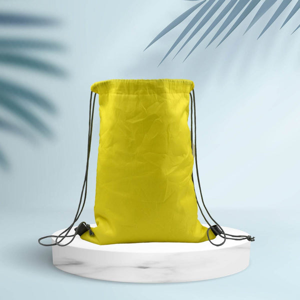 Portable Dori Bag Inside silver with coating Drawstring Backpack, Gym Sack Light Weight Multi Storage Bags Large Capacity for Shopping - dailyneed.life