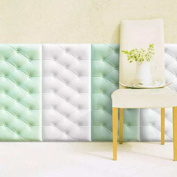 Green 3D Adhesive wallpaper for living Room. Room Wall Paper Home Decor Self Adhesive Wallpaper - dailyneed.life
