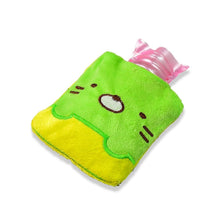 Green Kitty Hot Water Bag with Cover for Pain Relief & Warmth - dailyneed.life