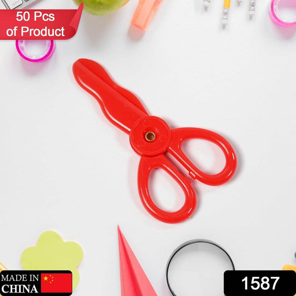 Plastic Child-Safe Scissor Set (50 Pcs Set) - dailyneed.life