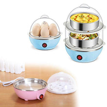 Egg Boiler / Poacher / Cooker / Electric Steamer (2 Layer) - dailyneed.life