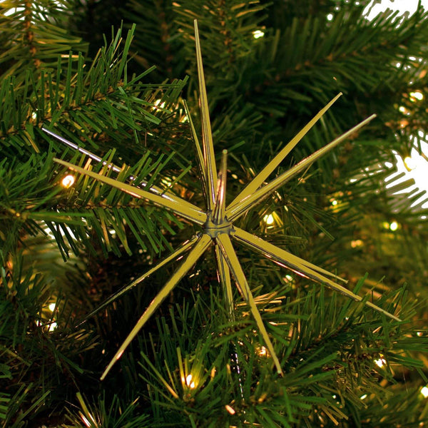 3D Gold Star Hanging Decoration Star, Acrylic Look Hanging Luminous Star for Windows, Home, Garden Festive Embellishments for Holiday Parties Weddings Birthday Home Decoration (Medium) - dailyneed.life