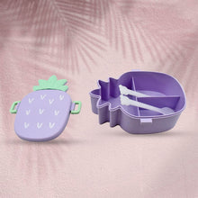 Pineapple Shaped Lunch Box with Compartments Lunch Food Container with Box Portable Lid School & Kids Lunch Box - dailyneed.life