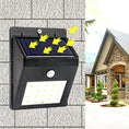 Solar Security LED Night Light for Home Outdoor / Garden Wall (Black) (30-LED Lights) - dailyneed.life