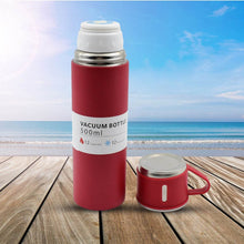 Stainless Steel Vacuum Insulated Water Bottle With Coffee / Tea Mug (500 ML) - dailyneed.life