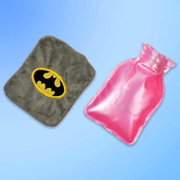 Batman small Hot Water Bag with Cover for Pain Relief, Neck, Shoulder Pain and Hand, Feet Warmer, Menstrual Cramps. - dailyneed.life