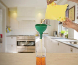 Food-Grade Silicone Funnel: Safe & Easy Transfer for Liquids & Grains (1 Pc) - dailyneed.life