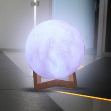 Moon Night Lamp with Plastic Stand Night Lamp for Bedroom (19 x14 Cm / 1 Pc) - dailyneed.life