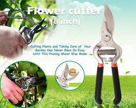 Garden Shears Pruners Scissor, flower cutter (8 inch) - dailyneed.life