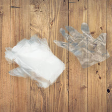Large Disposable Gloves (100 Pcs): Clear Plastic, Multipurpose - dailyneed.life