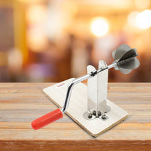 Stainless Steel Coconut Scraper with Wooden Base (1 Pc) - dailyneed.life