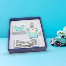 Electric Toothbrush With Light & Music, Kids U-Shaped 360Â° USB Rechargeable Plastic Automatic Toothbrush Portable Adjustable Cleaning Whitening Toothbrush with USB Charging Function Plastic + ABS for Kids - dailyneed.life