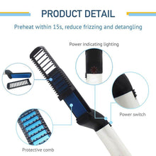 Men's Beard and Hair Curling Straightener (Modelling Comb), Hair accessories - dailyneed.life