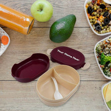 Customized Airtight Food Grade Tiffin Box with 2 in 1 Spoon And 2 Compartment - dailyneed.life