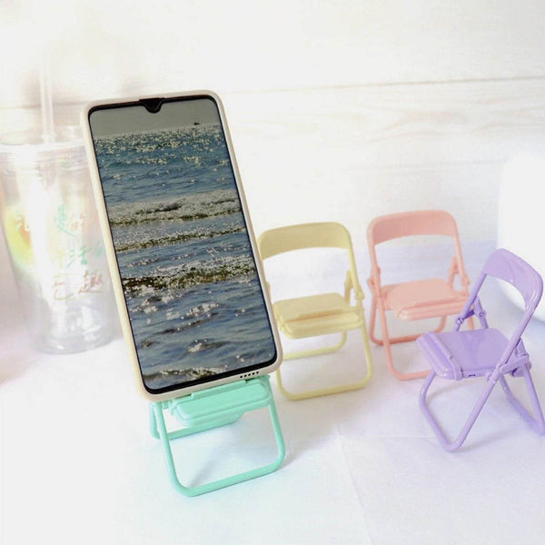 1 Pc Chair Stand With Box As A Mobile Stand For Holding And Supporting Mobile Phones Easily. - dailyneed.life