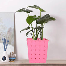 Square Single Plant Railing Dotted Planters - dailyneed.life