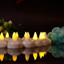 8-Piece Battery Operated Flameless Floating Candles in Transparent Box – Decorative Wedding Tea Lights, Diwali - dailyneed.life