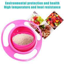 Portable Non Spill Feeding Toddler Gyro Bowl 360 Degree Rotating Dish - dailyneed.life