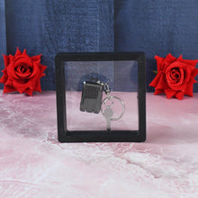 Suitcase Shape Nail Clipper Keychain With Key & 3D Floating Frame Display Case (1 Set) - dailyneed.life