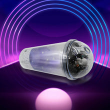 LED Glow Light, Design Printed Insulated Double Wall Plastic Tumbler Cups With Straws 13oz Theming Astronaut in Space Travel Tumbler Freezer Mug Drinking Cups for Boys and Girls School/Tuition/Gym/ Picnic (Pack Of 1) - dailyneed.life