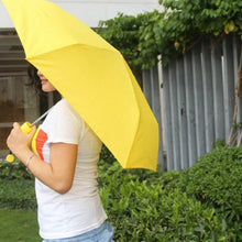 Stylish Banana Shaped Mini Foldable Umbrella - dailyneed.life