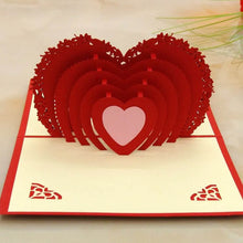 3D -Up Greeting Card (1 Pc): Birthday, Love, Christmas - dailyneed.life