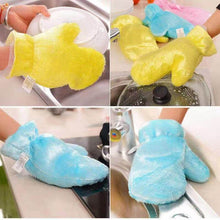 Fiber Reusable Multipurpose Dishwashing Gloves Household Kitchen ( 1 pc ) - dailyneed.life
