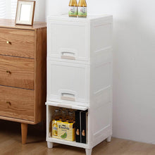 Multipurpose Storage Cabinet, Storage Solutions plastic drawers || Multi Layer Wardrobe Storage Drawers || Foldable Multipurpose Drawer Units For Kitchen, Bathroom, Bedroom, Cloth (3 Layer) - dailyneed.life