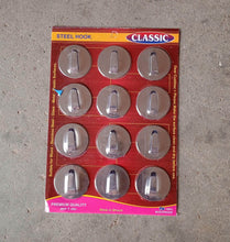 Self-Adhesive Wall Hooks (12 Pcs): Steel, Multipurpose for Home - dailyneed.life