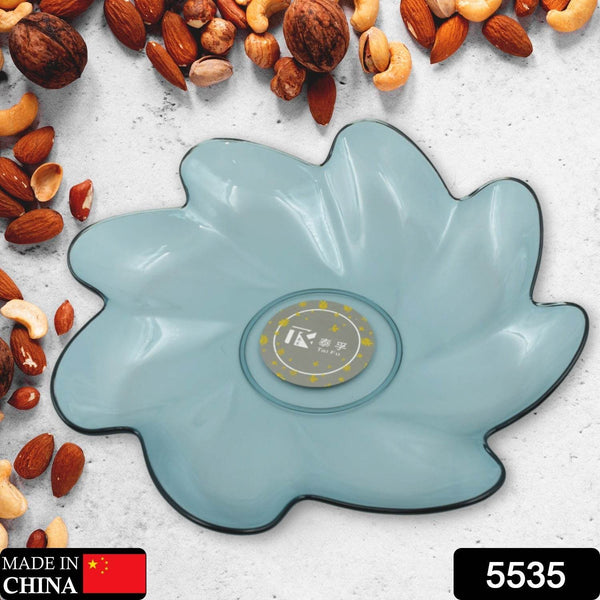 Flower Shape Kids Plastic Plate - Multipurpose for Dinner, Snacks & Party Supplies (1pc) - dailyneed.life
