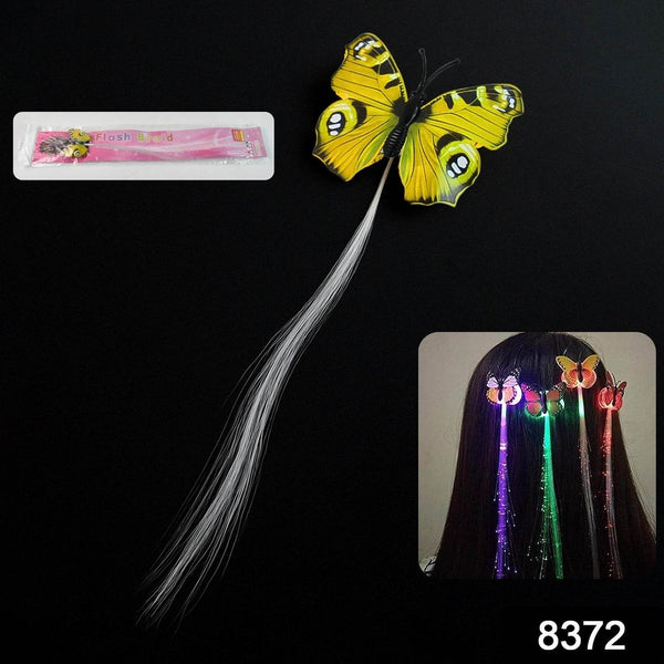 LED Butterfly Hair Braid Clip (Mix Color, 1 Pc) - dailyneed.life