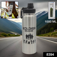 Vacuum Insulated Stainless Steel Bottle Stainless Steel (1000 ml / 1 Pc) - dailyneed.life