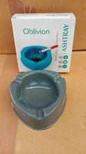 Oblivion Durable Plastic Ashtray with Wide Bowl and Triple Cigarette Holder Slots (1 pc) - dailyneed.life