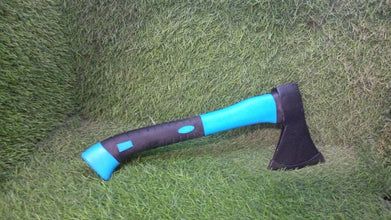 Gardening Tools 787Gm Hatchet Axe Fiberglass Body Rubberized Handle Wood Cutting Axe, Camping Axe, Safety Axe - dailyneed.life