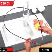 Multifunctional Cleaning Claw Pilpe Cleaner Drainage Block Remover Drain Spring Pipe Dredging Tool, Drain Cleaning Tool for Hair Drain Drain Cleaner Sticks drain pipe clearer (290 Cm) - dailyneed.life