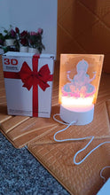 Beautiful 3D Lord Ganesh Frame with soft white light, Ganesh Ganesha (1 Pc) - dailyneed.life