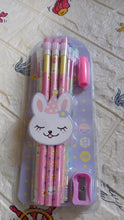Cute Rabbit Bear Drawing Graphite Writing Pencil Set with Pencil Sharpener & Eraser, Pencil and Eraser Set with Eraser for Kids, for Girls, Fancy School Stationary, Birthday Party Return Gift (14 Pc Set) - dailyneed.life