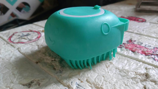 Silicone Massage Bath Body Brush Soft Bristle With Shampoo Dispenser - dailyneed.life