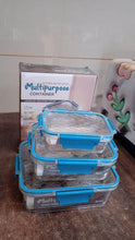 Multipurpose Plastic Containers / Lunch Boxes (3 Pcs Set / 1500, 750, 350 ML Approx) - dailyneed.life