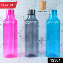 Transparent Fridge Water Bottles (3 Pc) - dailyneed.life