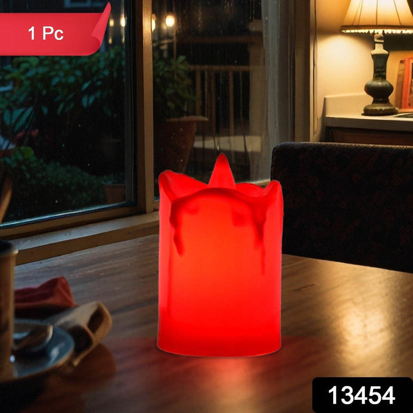 Flameless Melted Design Candles for Decoration, Diwali (1 pc) - dailyneed.life