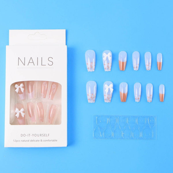 Reusable Press-On Artificial Nails with Adhesive Stickers (1 Pkt) - dailyneed.life