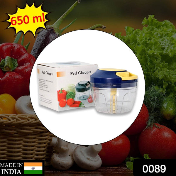 Chopper with Blades for Effortlessly Chopping Vegetables and Fruits for Your Kitchen (650ml) - dailyneed.life