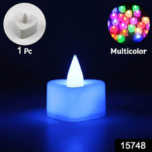 LED Tealights, Smokeless Plastic Decorative Candles, Diwali (Pack Of 1 / Multicolor) - dailyneed.life