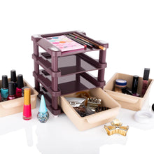 Mini 3 Layer Drawer Used for storing makeup equipment’s and kits used by women’s and ladies. - dailyneed.life
