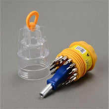 (Set of 6pc) Screwdriver Set, Steel 16 in 1 with 15 Screwdriver Bits, Professional Magnetic Driver Set - dailyneed.life