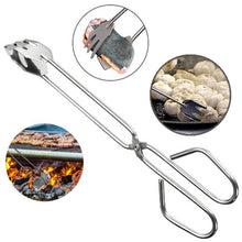 31cm Multi-Functional Metal BBQ Tongs for Serving (Clamp, Durable) - dailyneed.life
