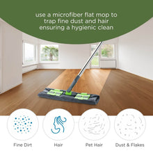 Multipurpose Wet and Dry Cleaning Microfiber Flat MOP Floor Cleaning Mop with , 360 Degree Rotating Head and Telescopic Handle Steel Rod Long Handle Dry Mops, Standard (1 Piece, Multi-Colour) - dailyneed.life